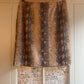 2000s Y2k 1990s Snakeskin Mini Skirt