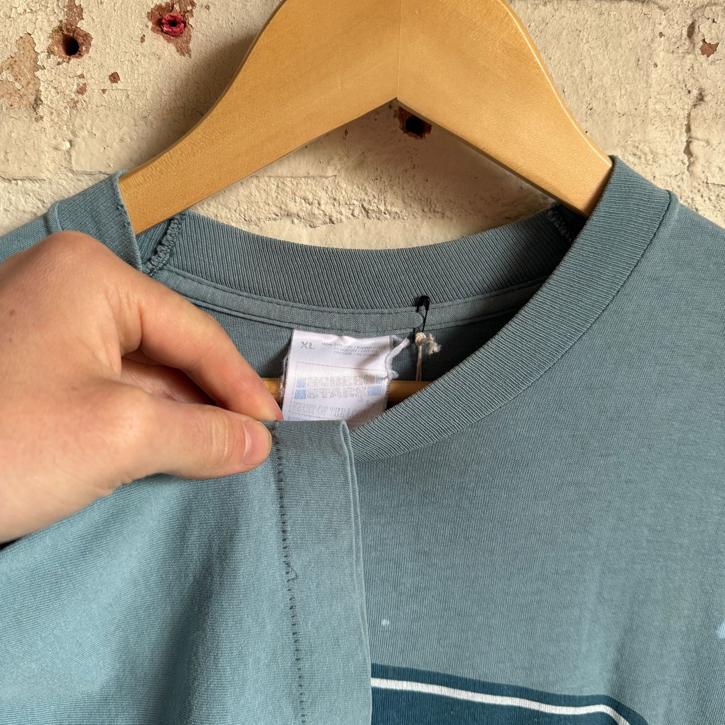 1990s Blue BITA Graphic T-shirt