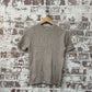 Vintage 1970s 1980s Beige Knitted Short Sleeved Jumper Shirt
