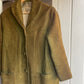 1960s Green Suede Leather Mid Jacket