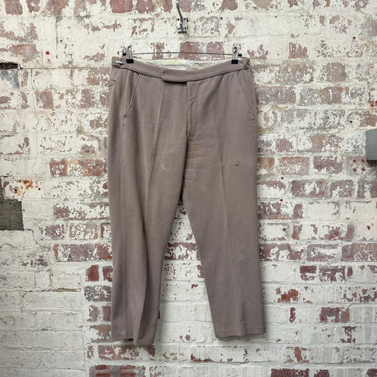 1960s Wool  Austin Reed Grey Formal Trousers