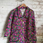1970s Floral Padded House Coat Jacket