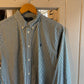 1990s Green Striped Ralph Lauren Button Up Shirt