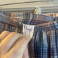 1970s Blue Checked Cotton Skirt