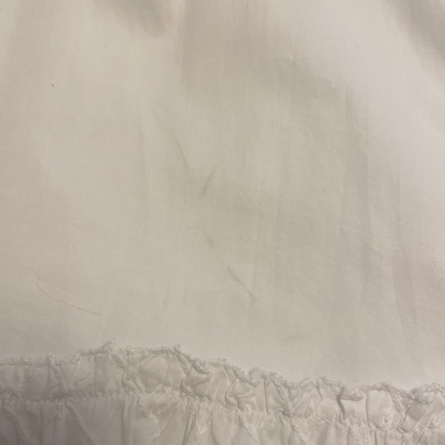 2000s Y2K White Tiered Maxi Skirt
