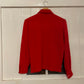 1970s Red Pringle Wool Dagger Collar Shirt