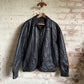 1990s Black Leather Bronx Zip Jacket
