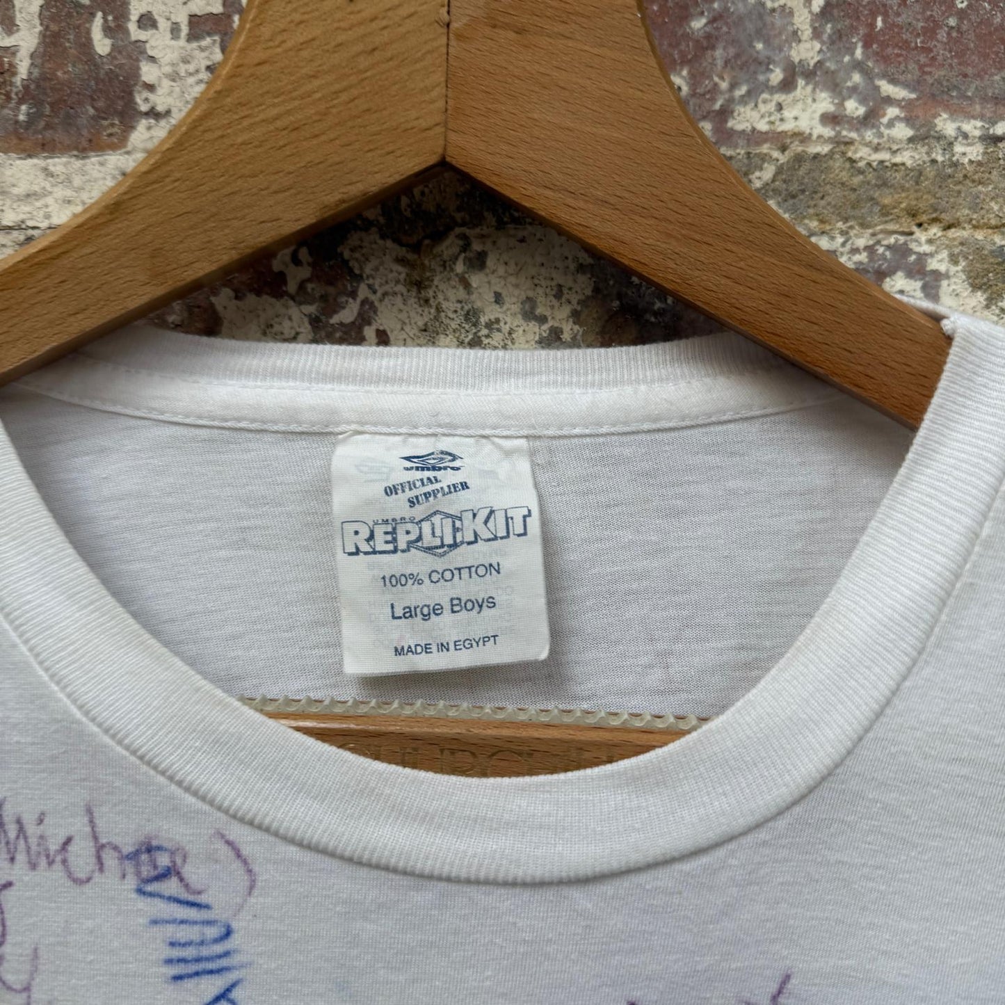 1980s Rare England Football Umbro Graphic T-shirt