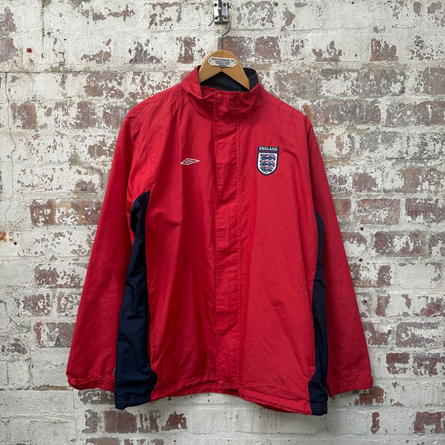 200s Red Umbro England Track Jacket