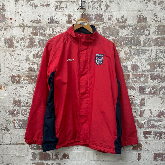 200s Red Umbro England Track Jacket
