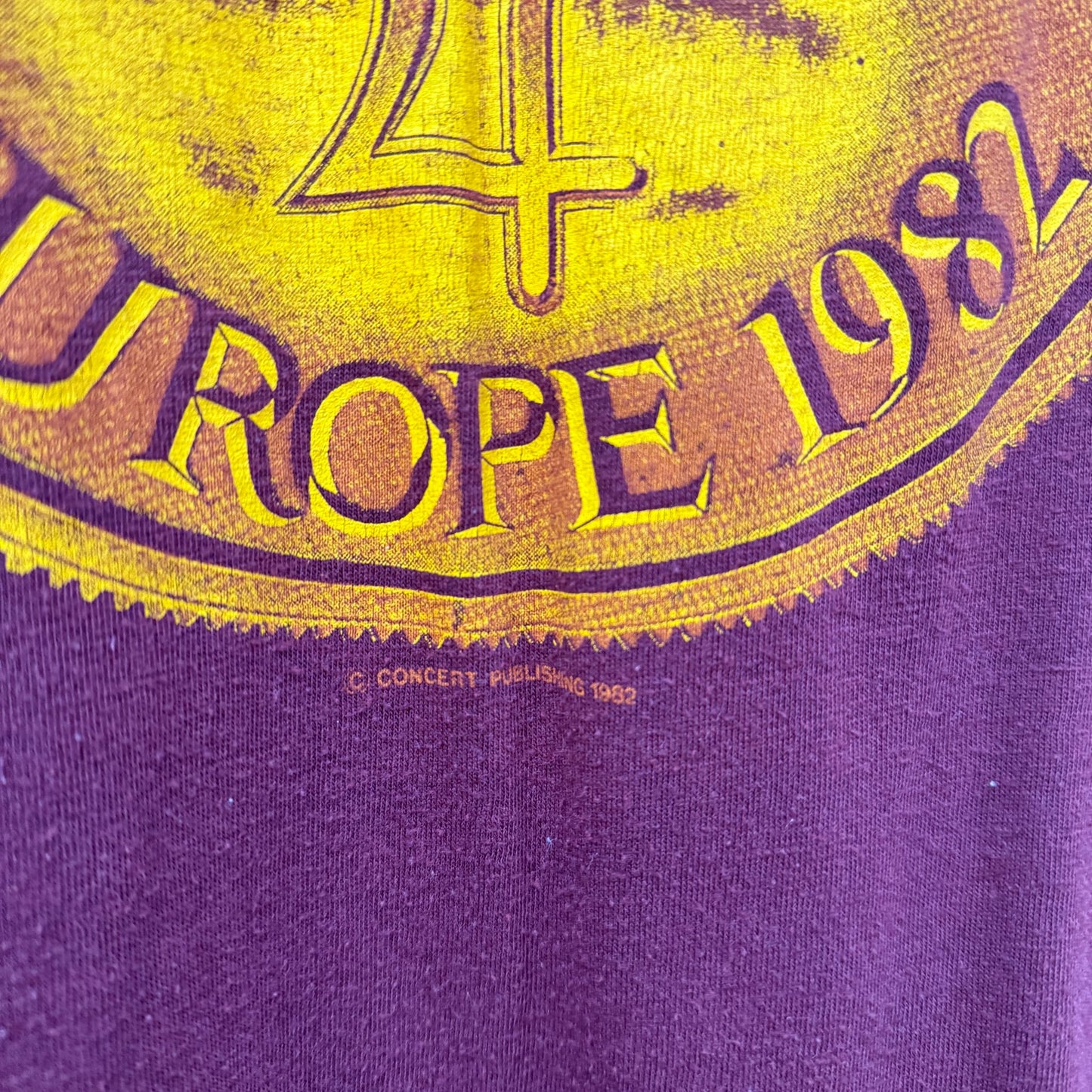 1982 Earth Wind & Fire Tour T-Shirt