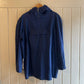 1970s Navy Cotton Smock Parka Pullover Jacket
