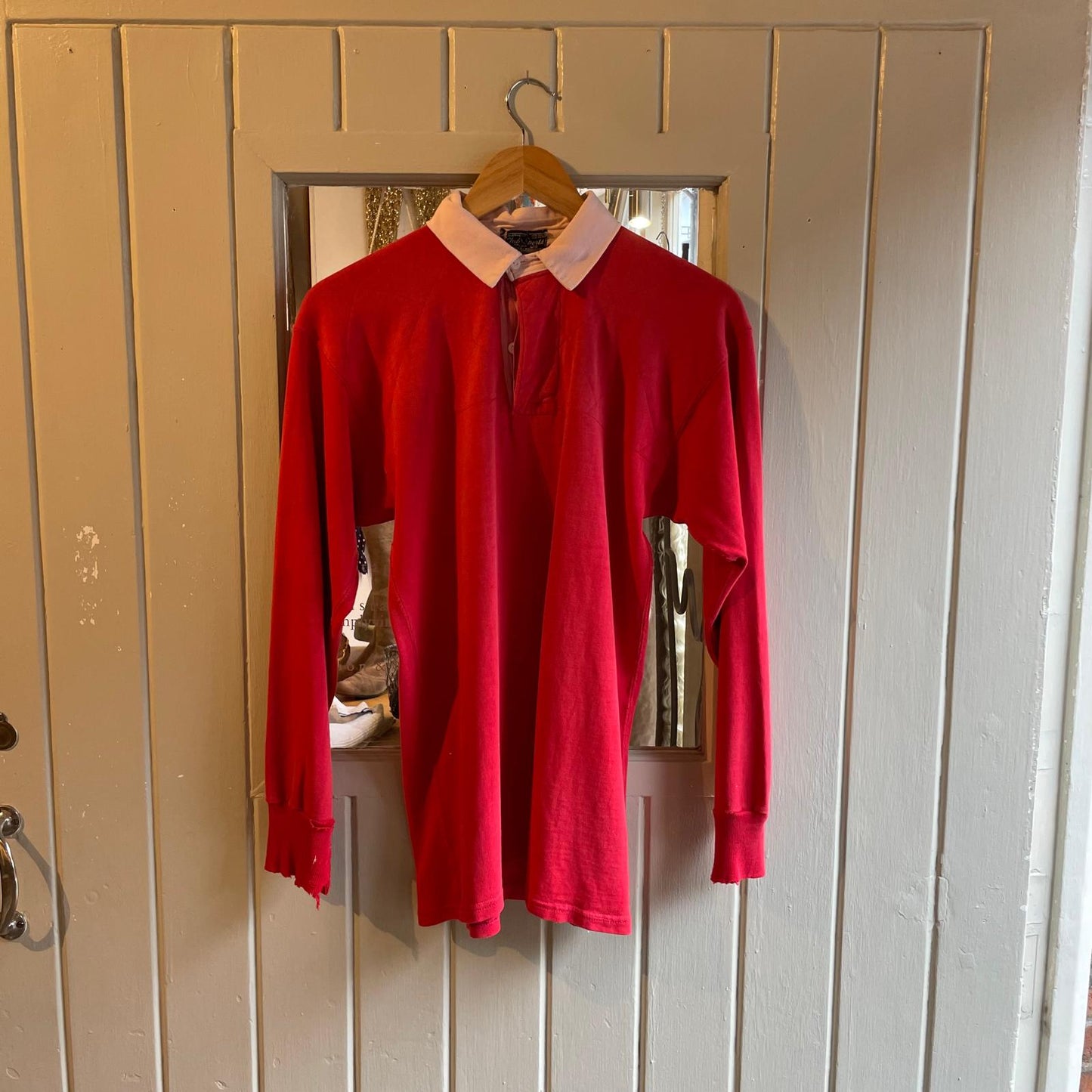 1950s British Red Football shirt