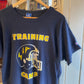 1990s Navy Champion Training Graphic T-shirt