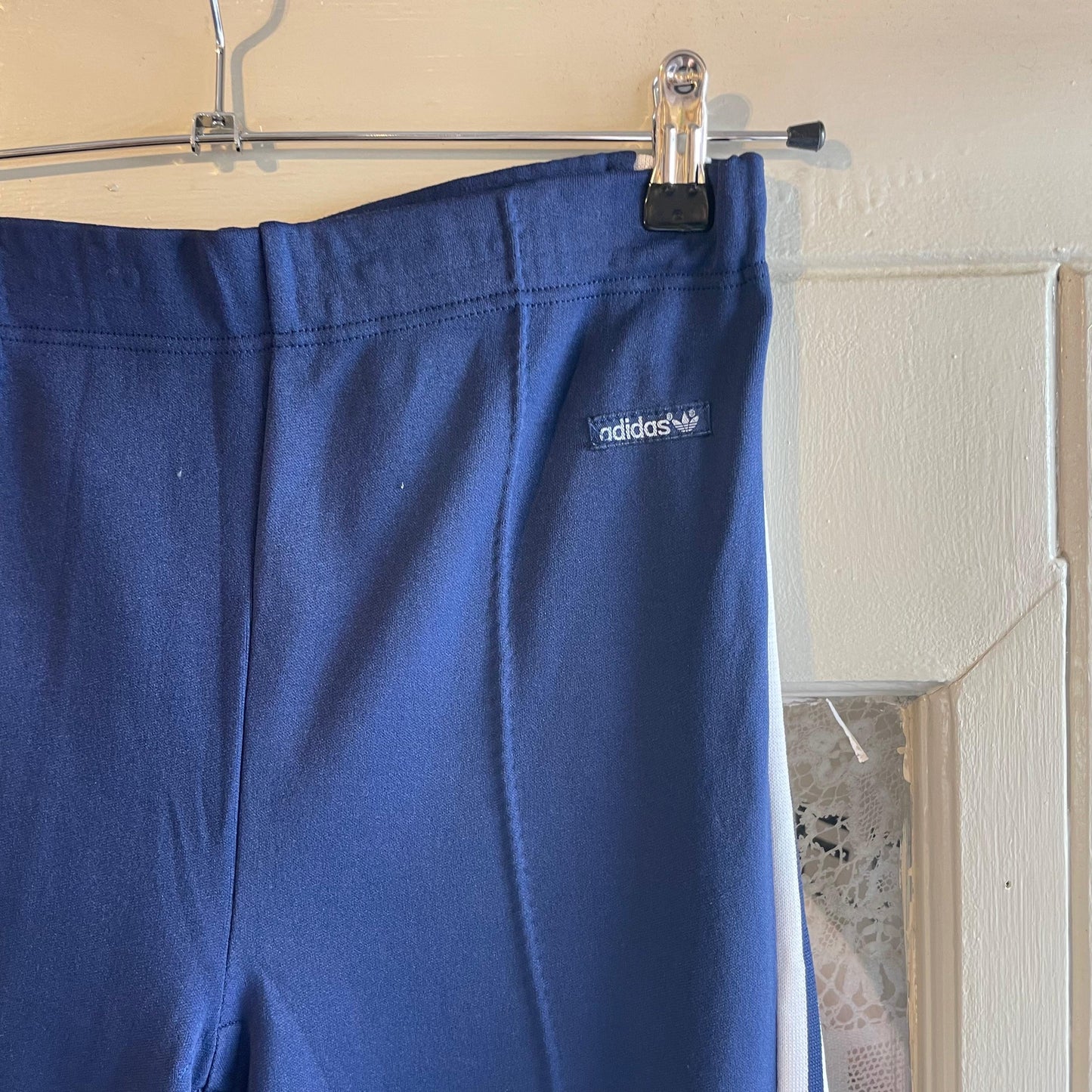 1970s Navy Adidas Ventex Tracksuit Bottoms