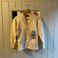 1960s Cream Wool Knitted Letterman Cardigan Jumper