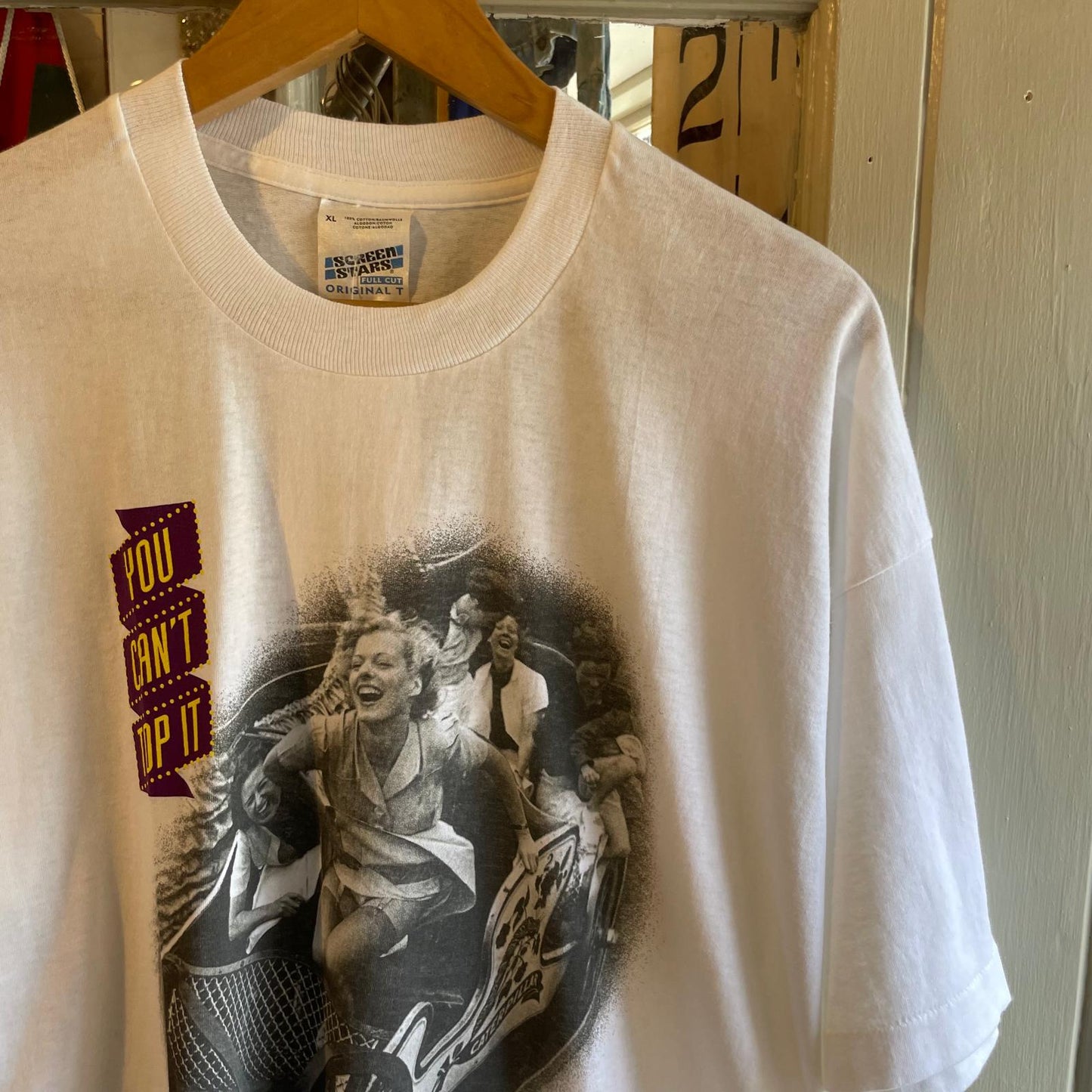 1990s White You Can't Stop It Graphic T-shirt