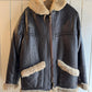 1960s Brown Leather Flight Aviator Jacket