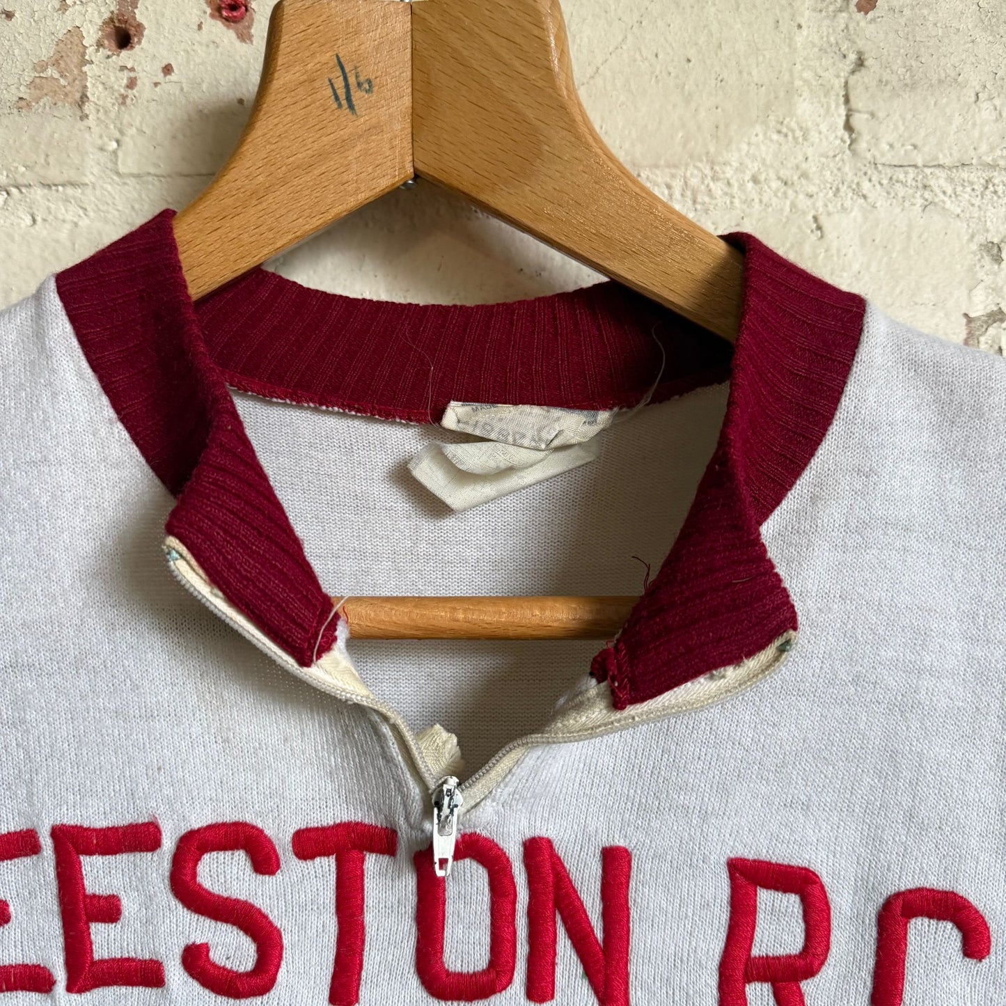 1970s Chain Stitched British Cycling Shirt Top