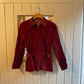 1960s Red Suede Zip British Jacket