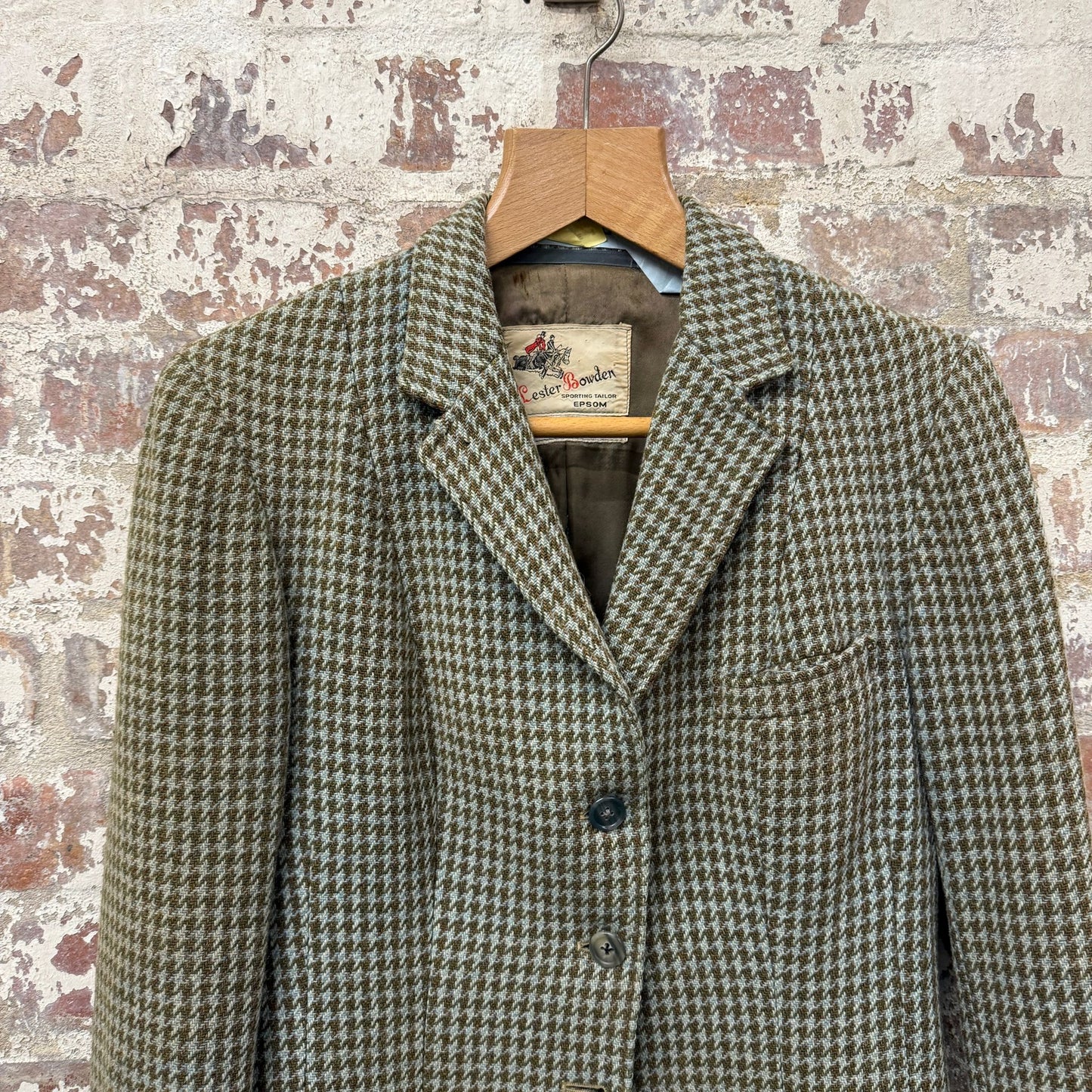 1940s Tweed 'Lester Bowden' Sports Riding Blazer Jacket
