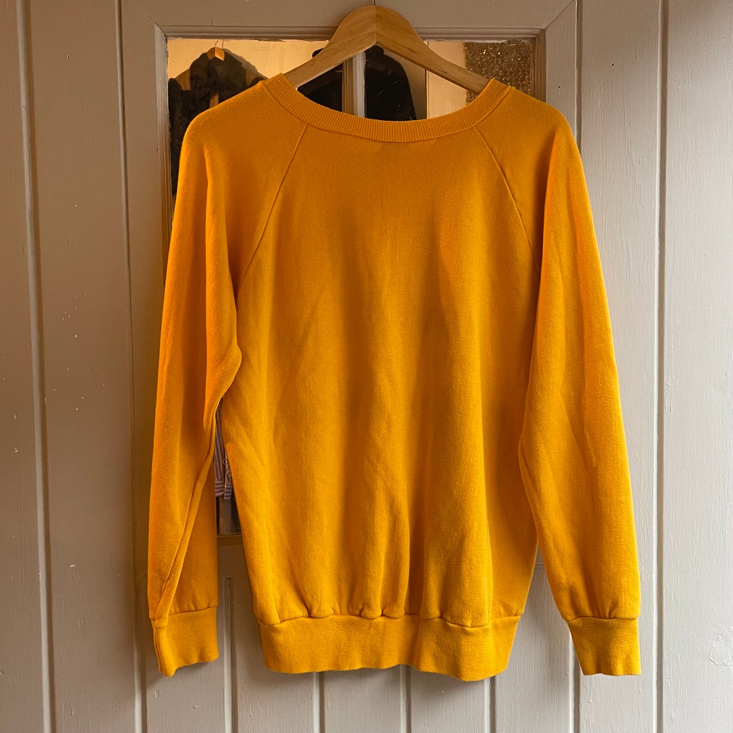 1970s Yellow Wrangler Graphic Sweatshirt