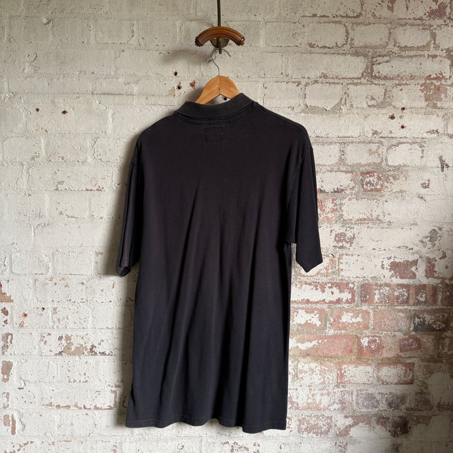 1990s Black Guinness Embroidered Polo Shirt