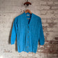 1960s Blue Wool Button up Cardigan Jumper