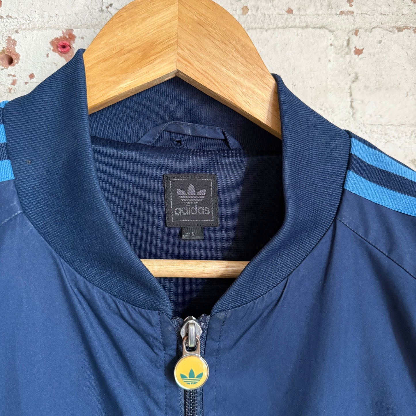 1990s Navy Adidas Tracksuit Top