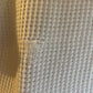1970s White Netting Waffle Polo Shirt Top