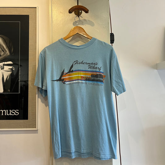 1980s Blue San Francisco Graphic T-shirt