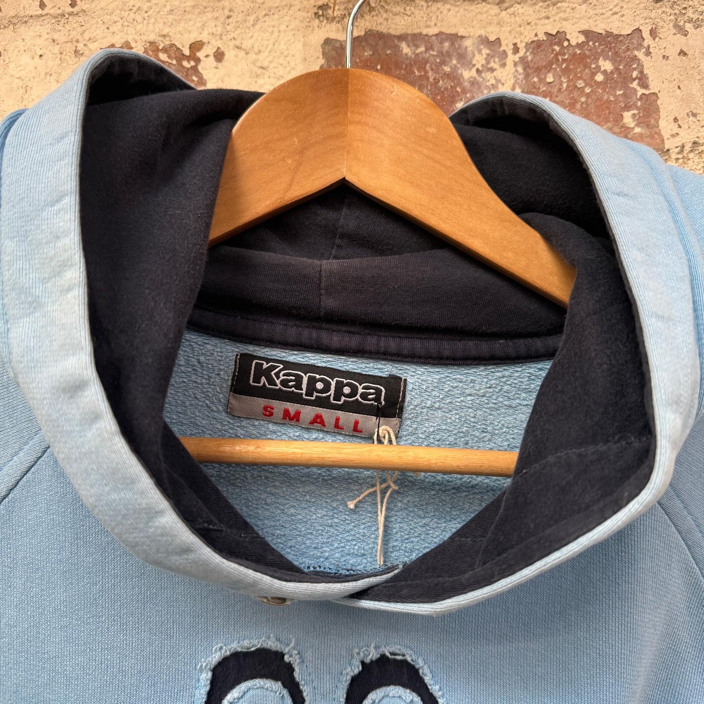 1990s Baby Blue Kappa Hoodie