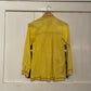 1970s Yellow Embroidered Cotton Blouse Shirt