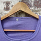 Vintage 1970s 1980s Purple Blank T-Shirt Top