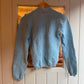 1970s Blue cable Knitted Cardigan Jumper
