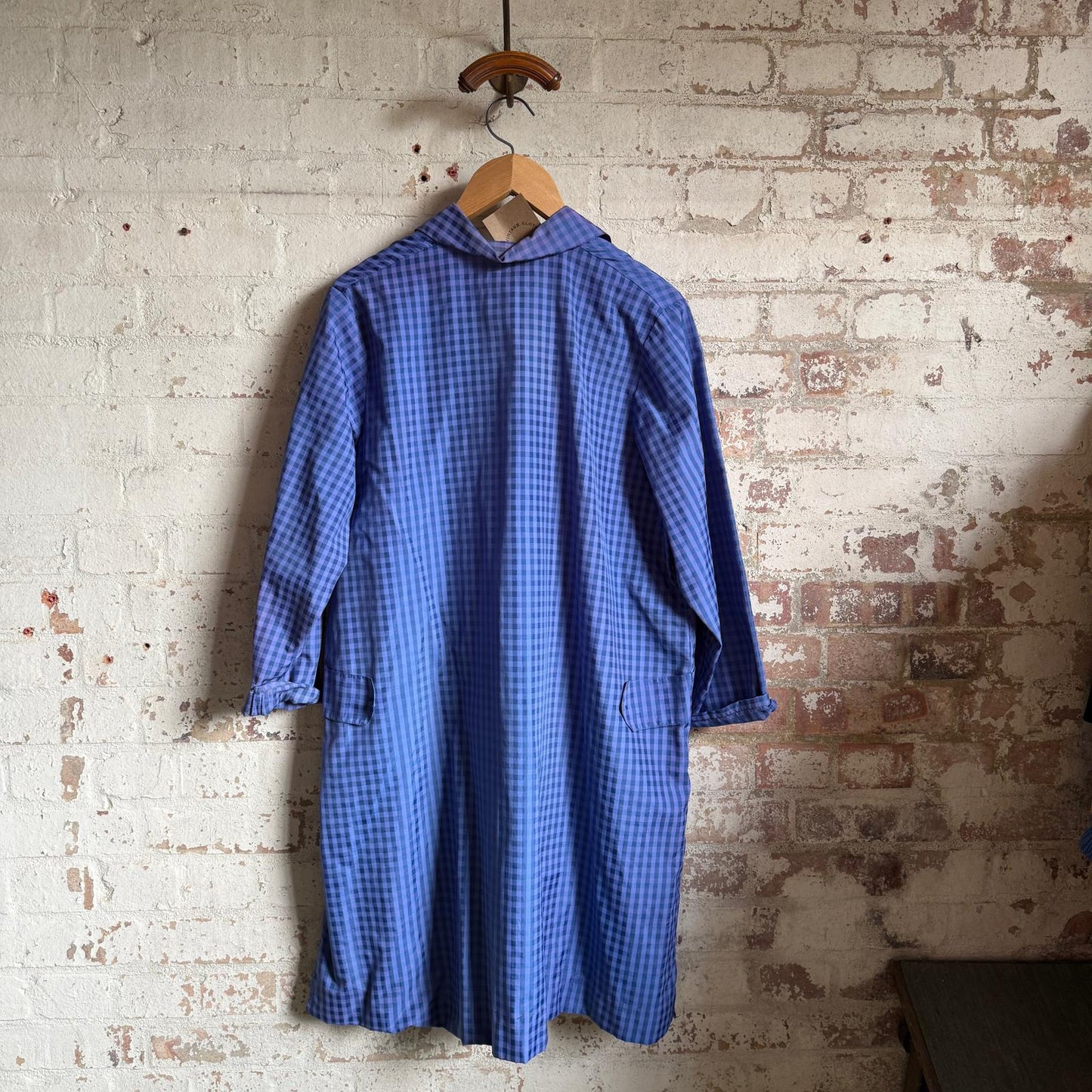 1950s Checkered British Work Coat Jacket