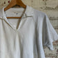 1970s White Towelling British Shirt