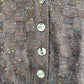 1970s Brown Knitted Speck Cardigan Jumper