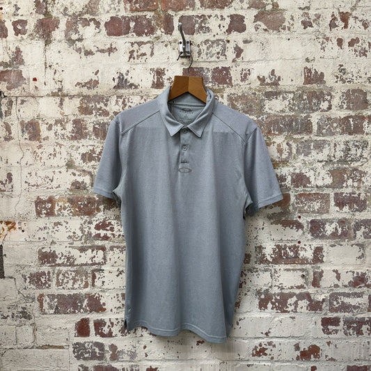Grey Oakley Polo Shirt Top