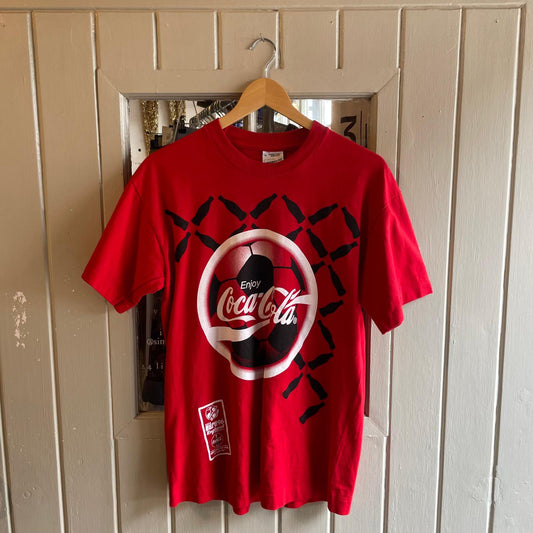 1990s Red Coca Cola graphic T-Shirt