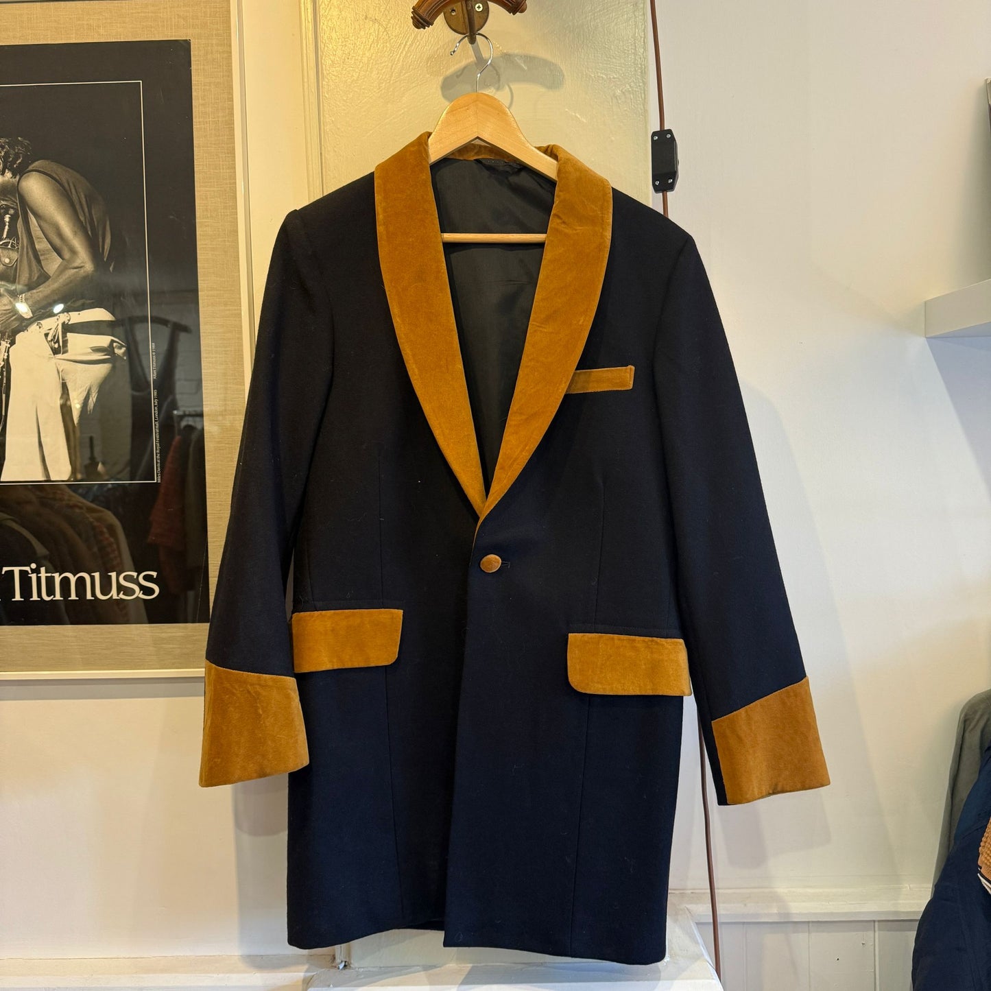 1950s Black British Teddy Boy Blazer Jacket
