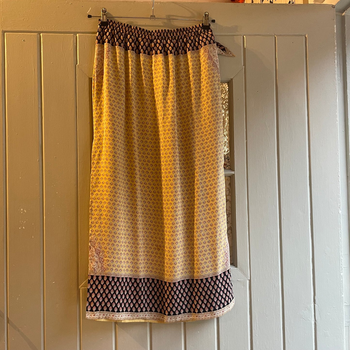 1970s Sari Style Skirt