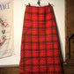 1960’s Welsh Wool Handmade Tapestry Maxi Skirt