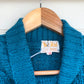 1960s Turquoise Wool Turtle Neck Knitted Jumper