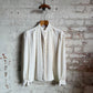 1970s Cream Chiffon French Blouse
