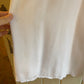 1990s Miss Selfridge White Cotton Skirt