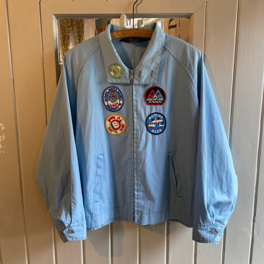 1970s Blue Badged Harrington Cotton Jacket