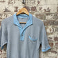 Vintage 1960s Striped British Leisure Shirt Top
