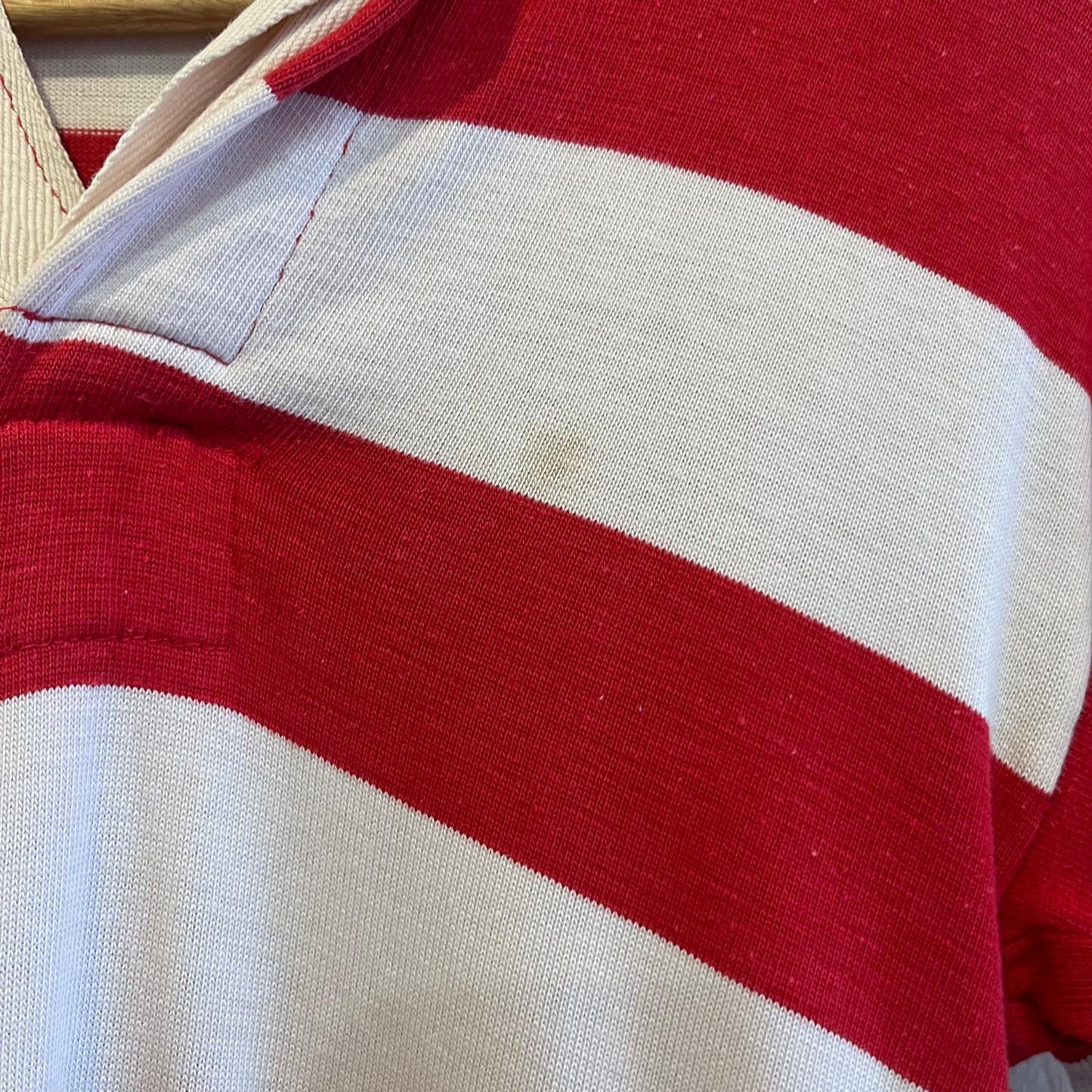 1960s Striped British Harlbro Rugby Jumper