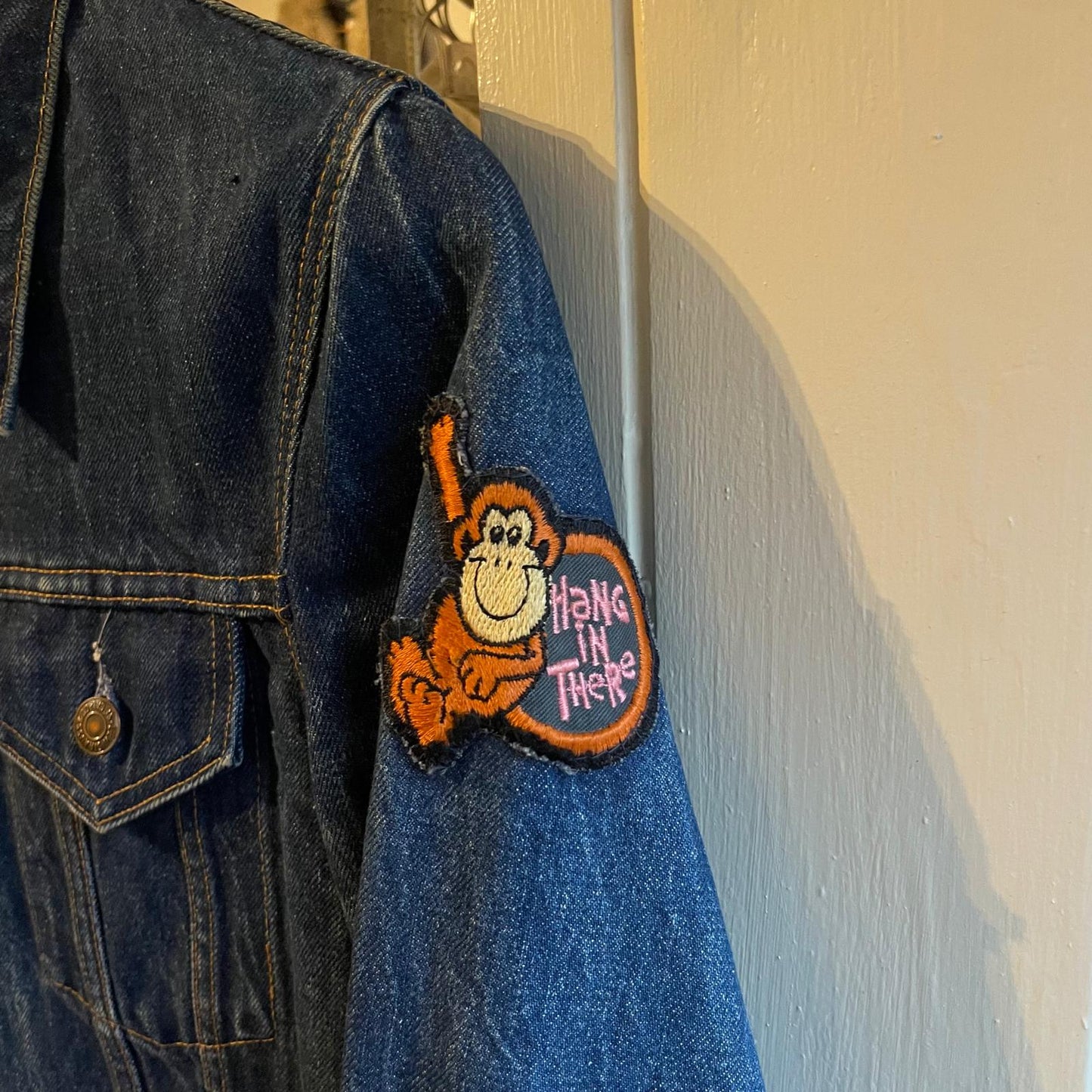 1980s Dark Blue Levis Denim Jacket